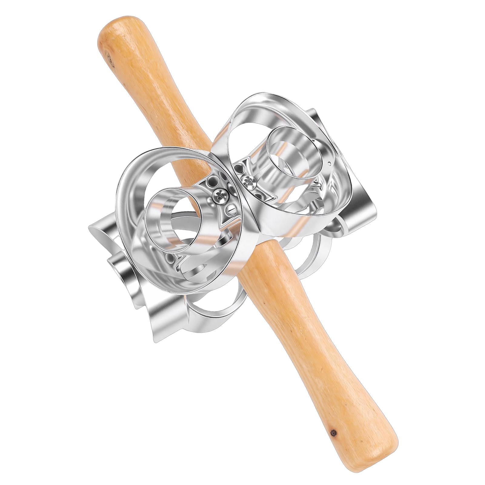 Pssopp Donut-Schneider, Donut-Schneider-Roller, Backform, Teig-Backwalze, Drehbarer -, Maker für Küchen-Snack-Kochwerkzeuge, Nan (Stil 2)