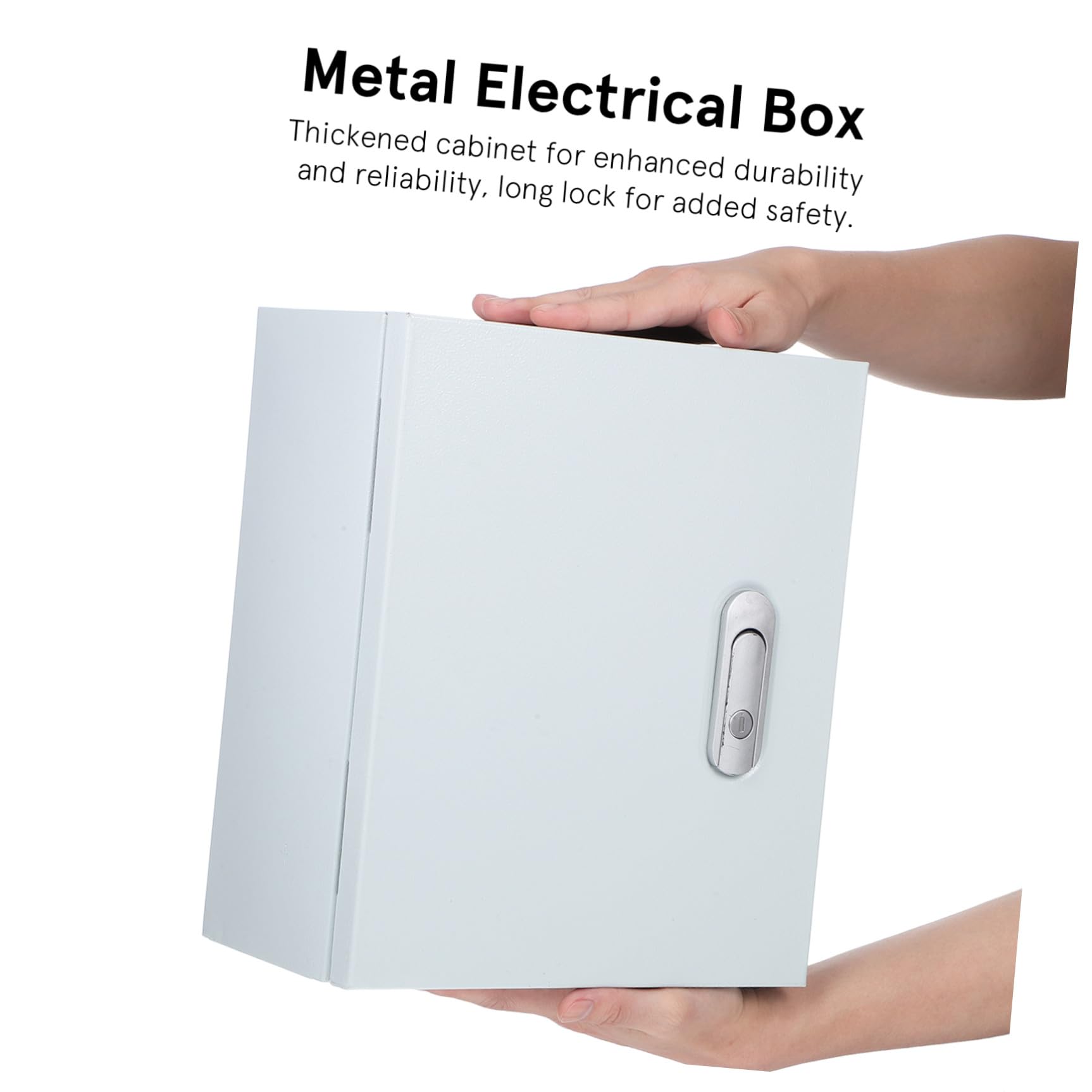 Alipis Wetterfeste und Langem Schloss für Elektrische Komponenten Metall Elektrobox aus Edelstahl Spritzwassergeschützt mit Verstärktem Gehäuse für Außenbereich und Hochleistungsgeräte