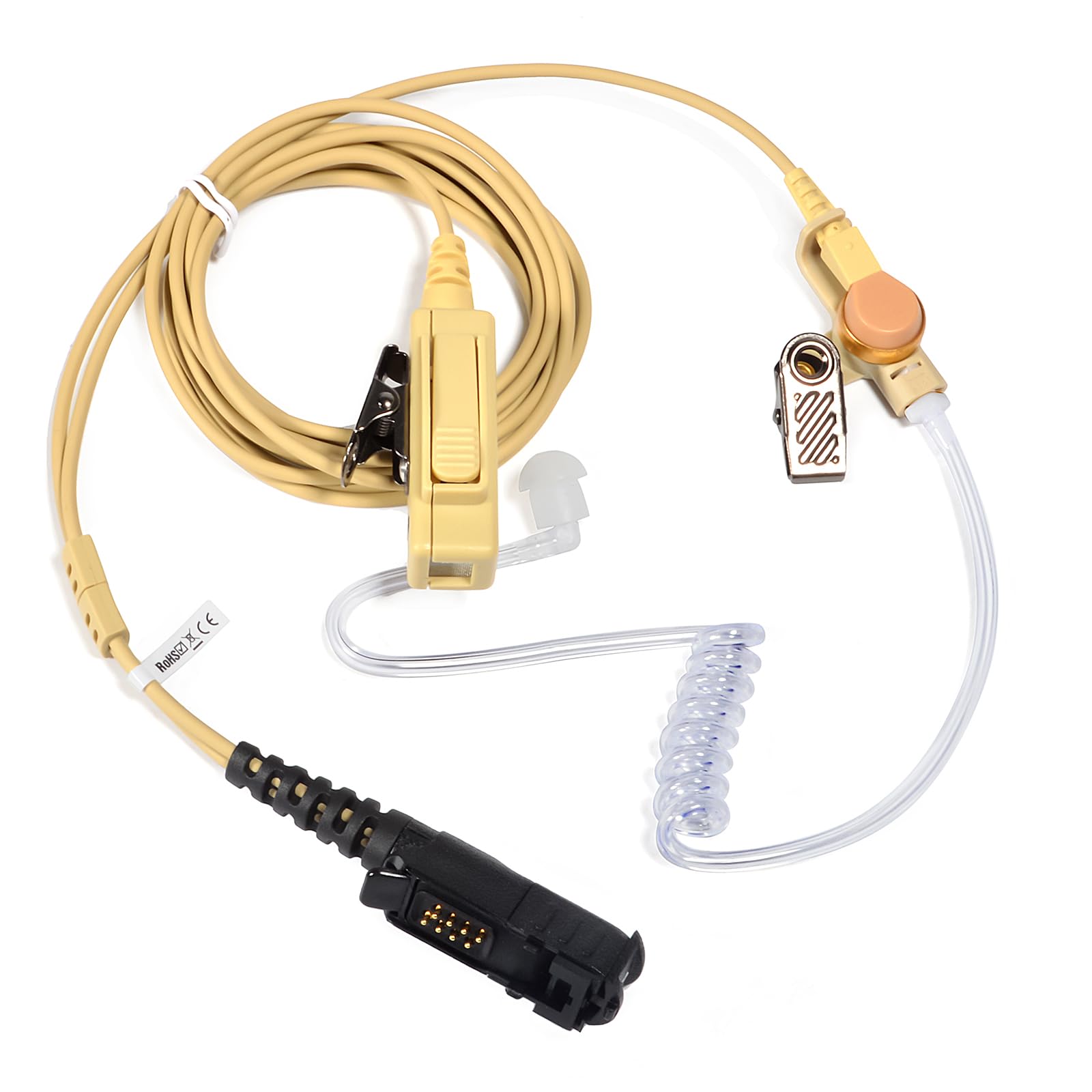 UAYESOK Security Radio Earpiece for Motorola MOTOTRBO DP2400 DP2600 DP3441 DP3661 DP2000 XPR3300e XPR3500 XIR P6600 DEP550
