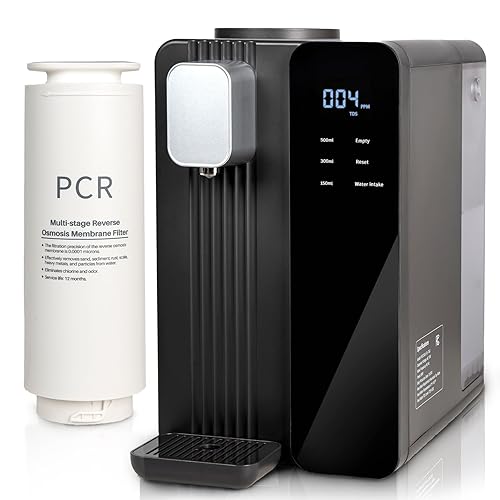 Miniatura 8 de Sistema de ósmosis inversa para encimera, sistema de filtración de agua de ósmosis inversa portátil 5 en 1, purificador de relación de pura/drenaje