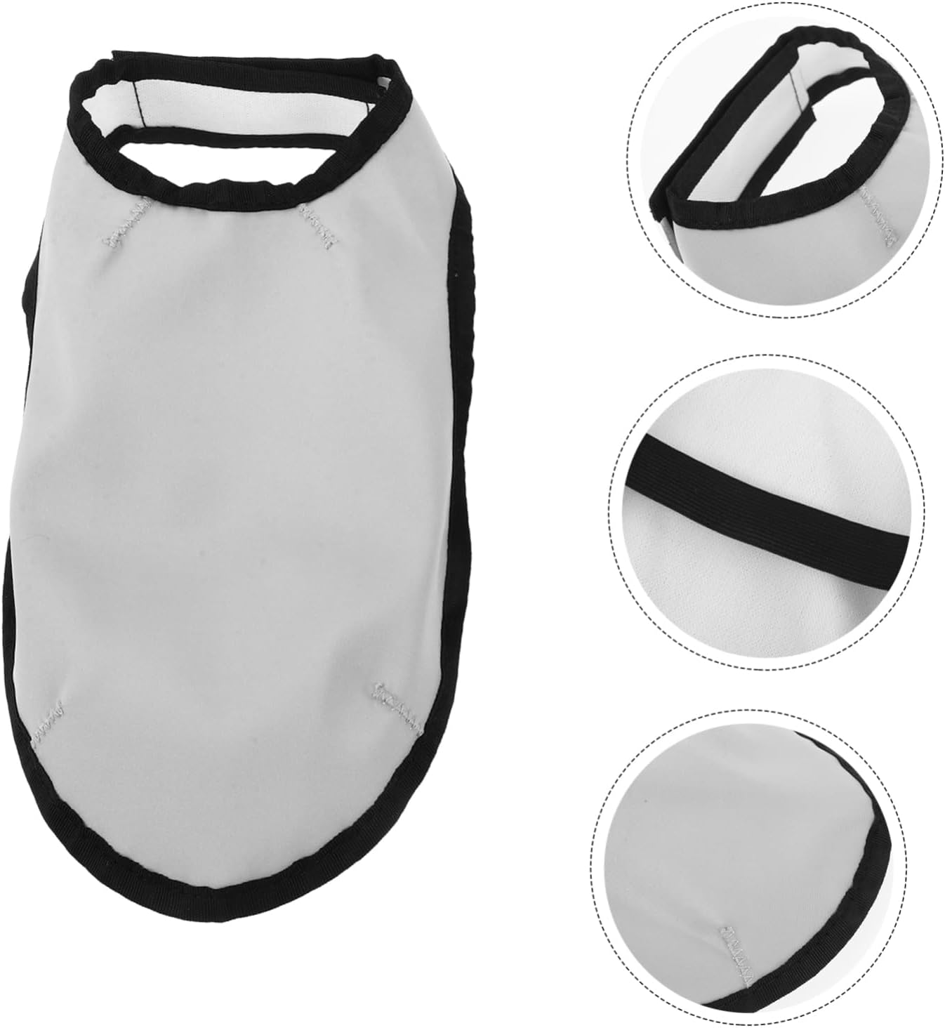 1pair Hair Salon Cloth Shoe Covers Breathable Barber Shoe Protectors for Hair Stylists Large Light Gray Prevention and Comfort for