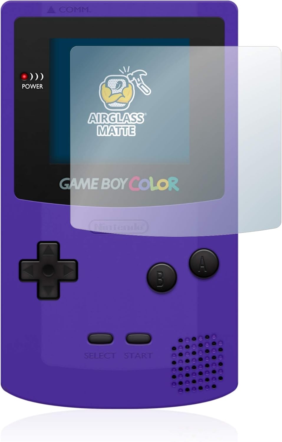 BROTECT Protector Pantalla Mate Cristal Compatible con Nintendo Gameboy Color Protección Anti-Reflejos