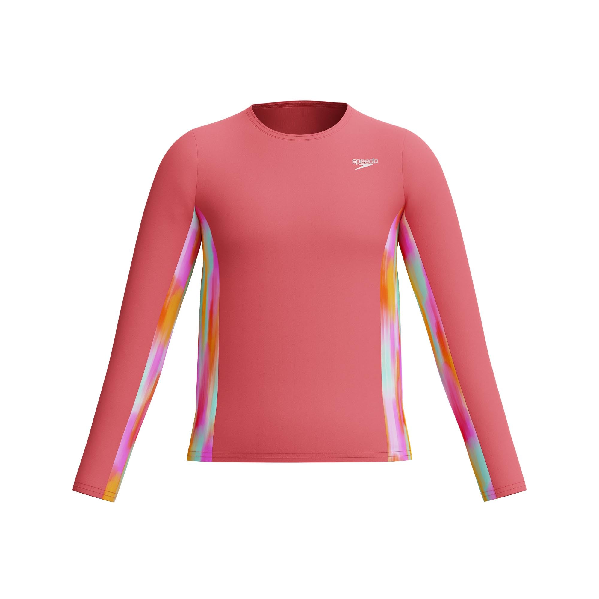 Speedo UV-Schwimmshirt für Mädchen, langärmelig, Rashguard