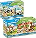 Produktbild Country PLAYMOBIL 2er Set 70510 70511 Ponycamp-Übernachtungswagen + PKW mit Ponyanhänger