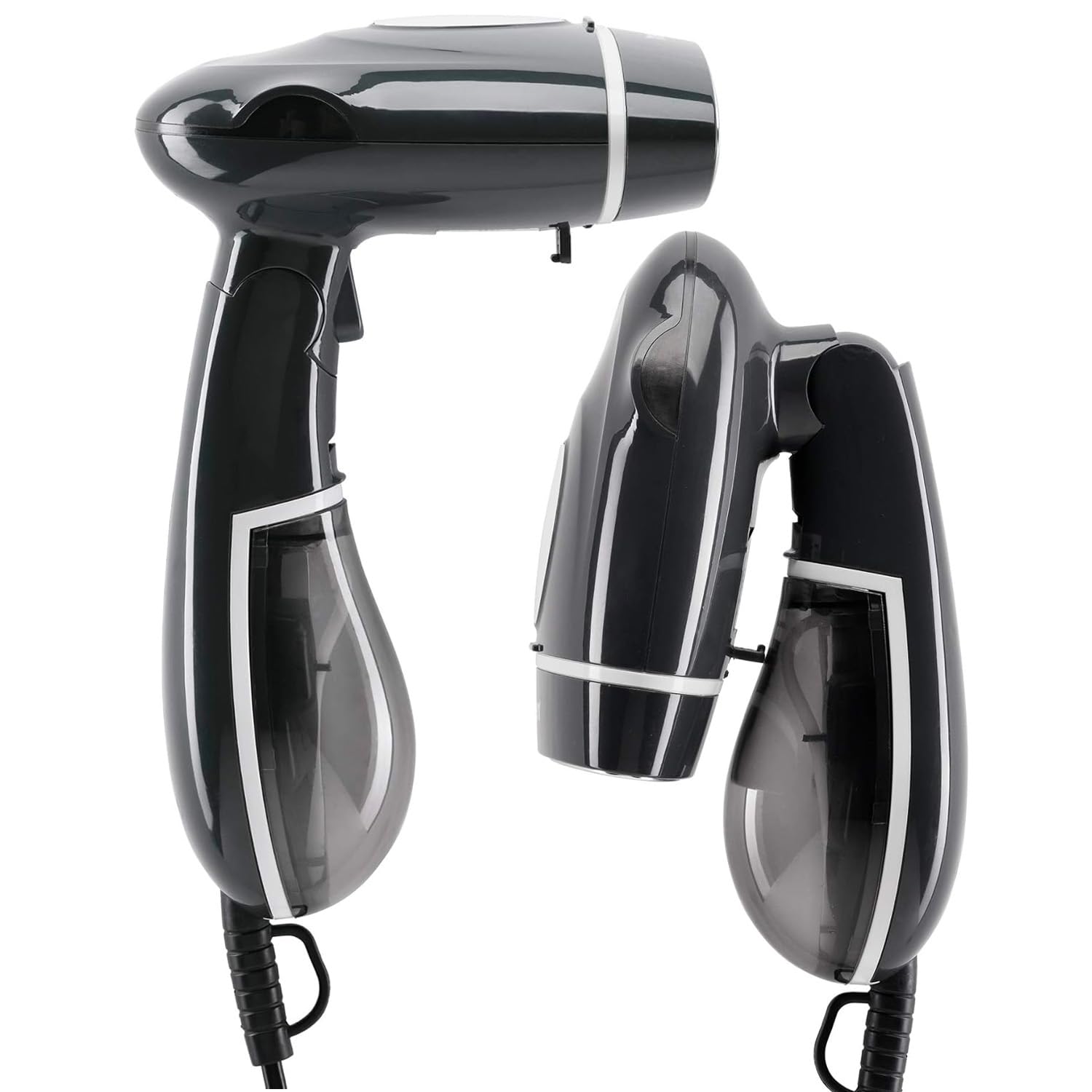 Wintem Ferro da Stiro Verticale 1300W conn Serbatoio di 140ml - Stiratore con 2 Accessori per una Stiratura Rapida ed Efficace - Ideale da Portare in Viaggio per la sua Struttura Pieghevole e Leggera