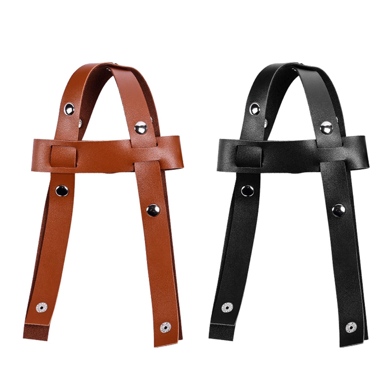 Porte-gobelet En Cuir Pour Vélo - Ajustable 110-146 Cm, Facile à Installer - Pour Vélo, Moto, Scooter