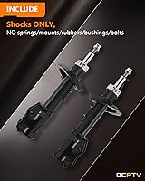 Vista 5 de Amortiguadores delanteros para Mazda, OCPTY Amortiguadores para Mazda se adapta a 2011 2012 2013 2014 para Mazda 2 Amortiguadores de repuesto