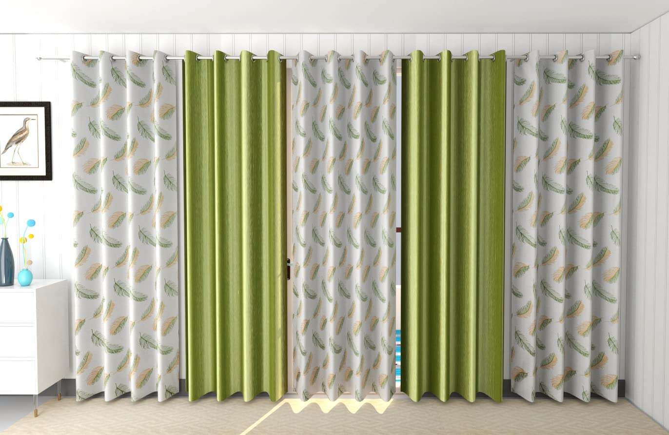 See full amazon price history chart for Stuffique Polyester Print and Solid Set of 5 Eyelet Long Window Curtains, 6 feet Pista Stuffique Polyester Print and Solid Set of 5 Eyelet Long Window Curtains, 6 feet Pista (B0BP46G43V) Amazon Price History, Amazon Price Tracker