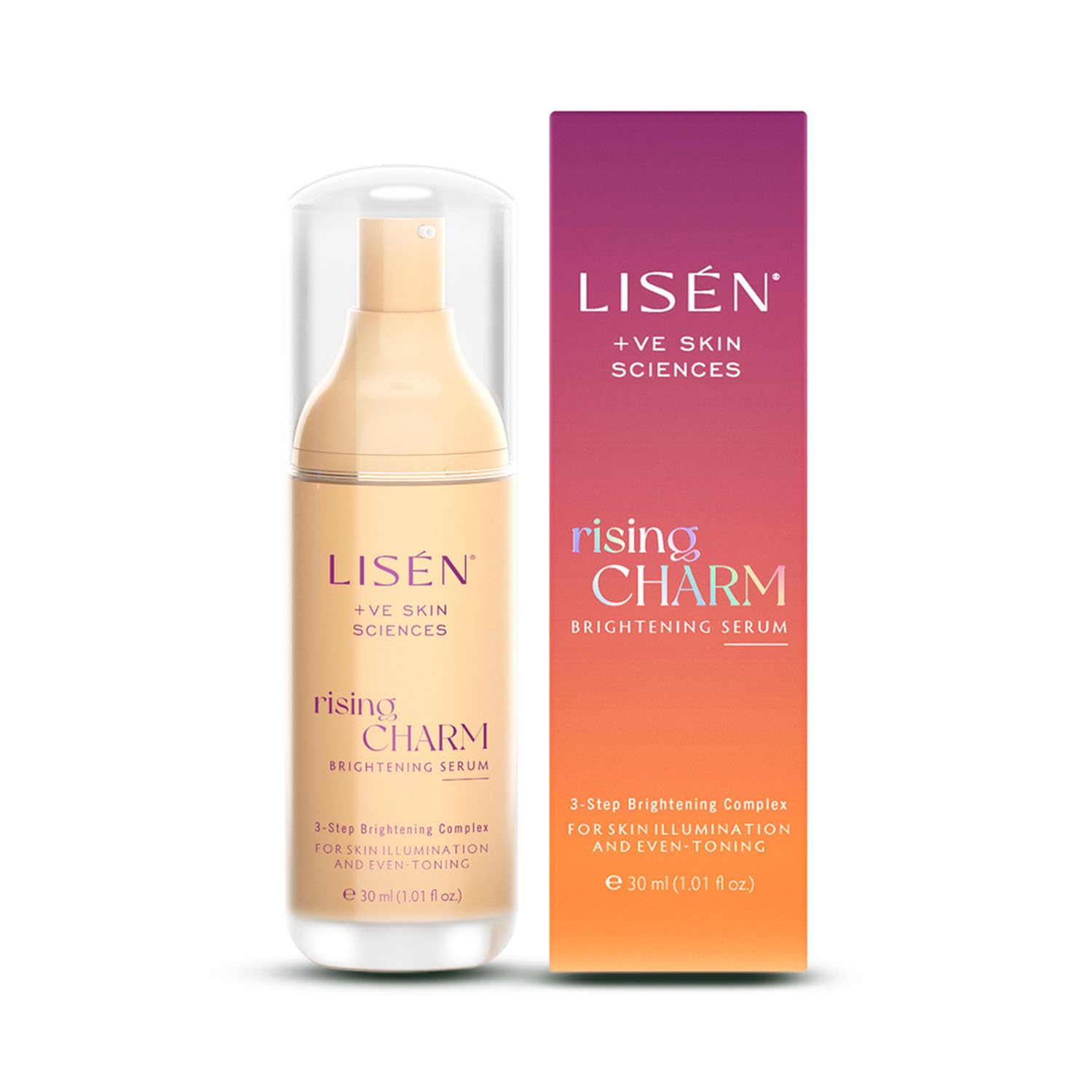 LISEN Brightening Face Serum for Men & Women - Helps Improve Uneven Skin Tone & Dullness - Facial Serum with Niacinamide - Paraben & SLS Free - Korean Skin Care Product - 30ml