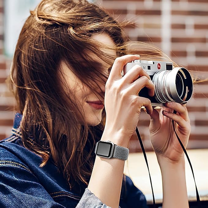 Lerobo 6 Pack Braided Bands Compatible with Apple Watch 44mm 45mm 42mm 49mm 46mm 41mm 40mm 38mm Women Men Stretchy Nylon Solo Loop Sport Strap for iWatch Ultra SE 3/2/1 Series 11 10 9 8 7 6 5 4 3 2 1 - Image 6