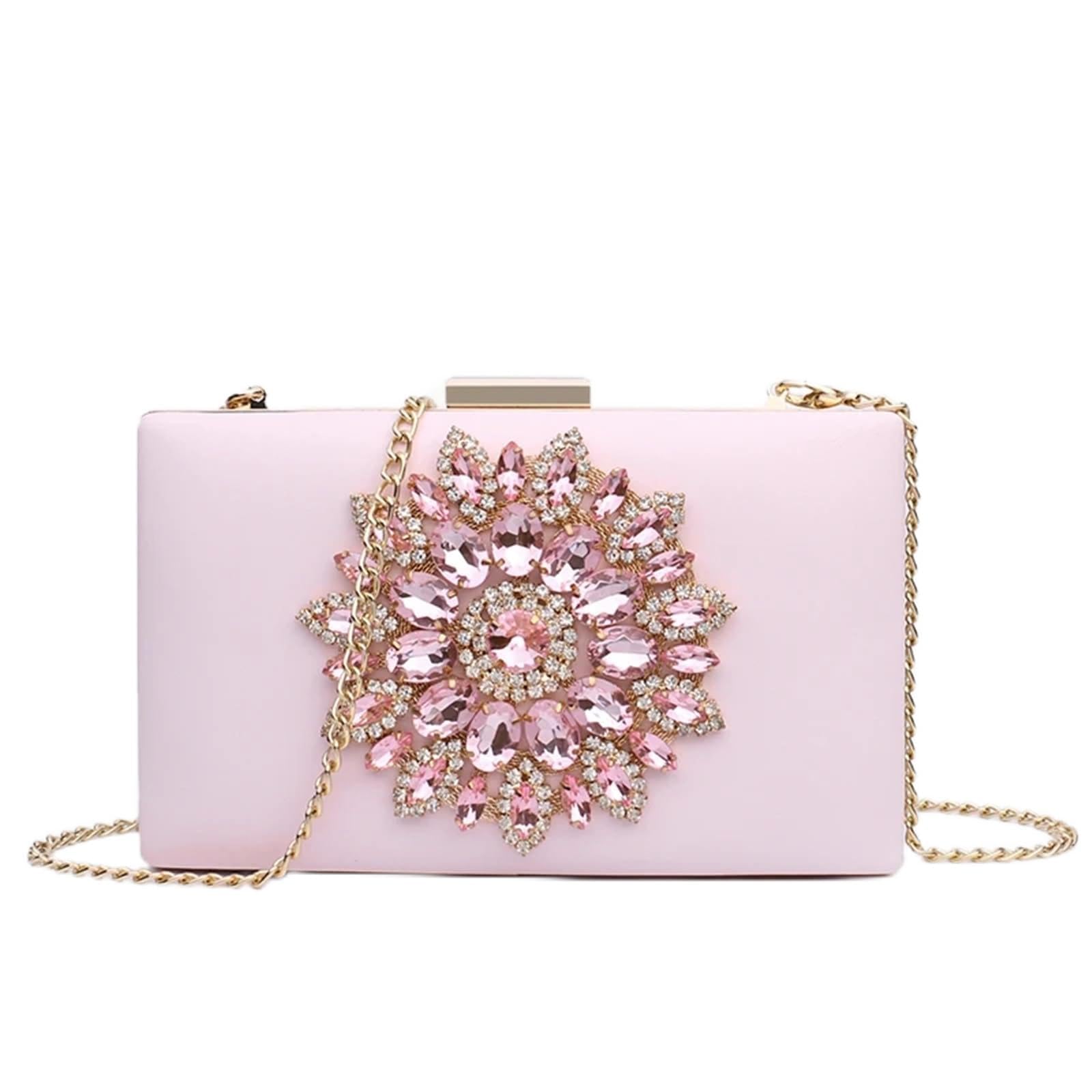Pochette Da Sera Borsa a tracolla da donna, pochette sposa, sera, borse estive in cristallo for, piccole a