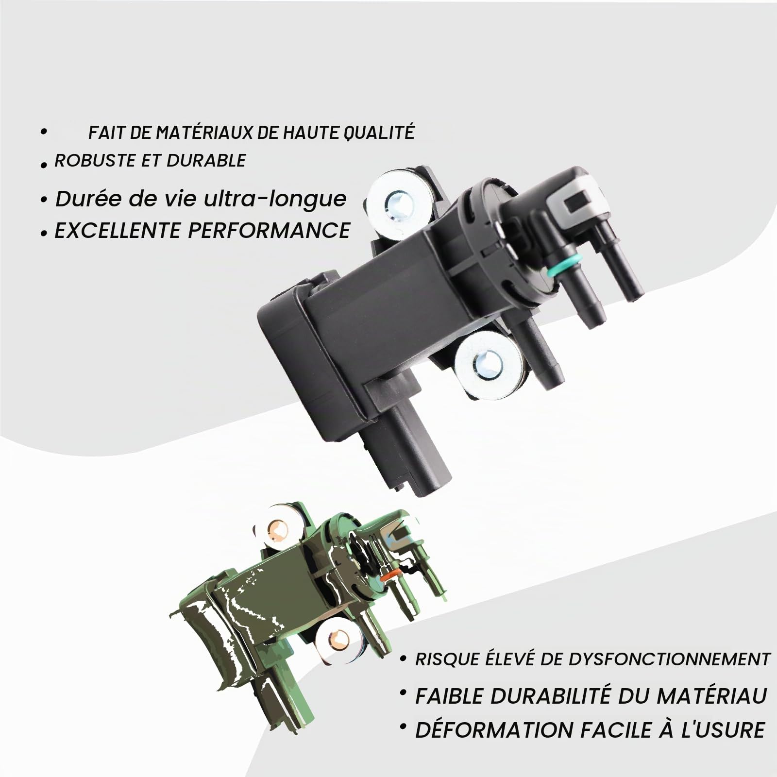 Électrovanne pression Turbo pour 3008 308 5008 508 Boxer Expert C4 C5 DS4 DS5 Jumper Jumpy Spacetourer 3553152 9808206880 144839204R