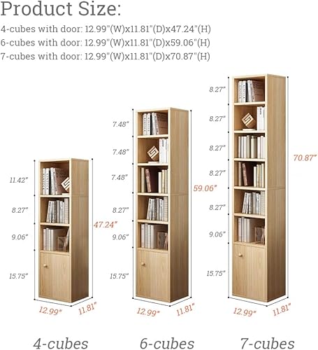 Miniatura 2 de IOTXY Estantería pequeña de esquina estrecha  Gabinete de almacenamiento independiente de 47 pulgadas de alto, 4 estantes abiertos de celosía con