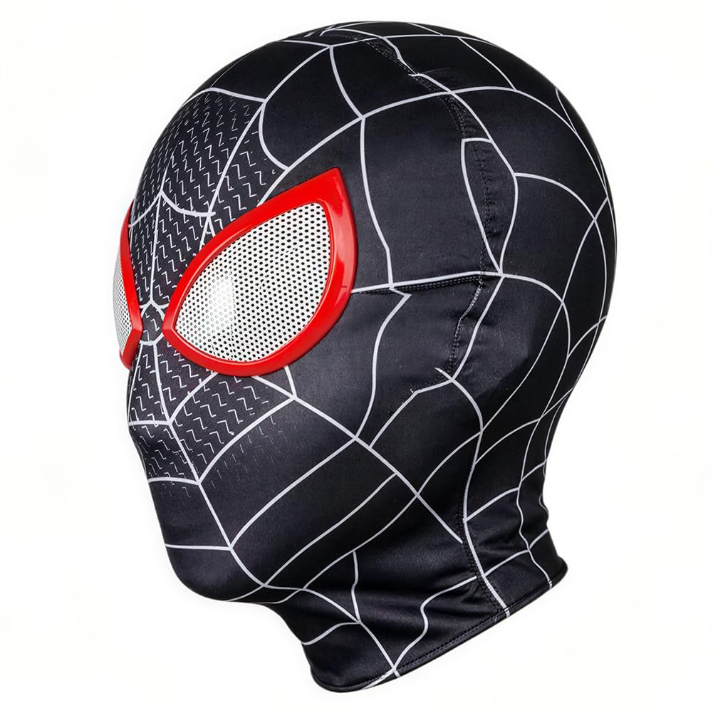 Kouipoie Adult Spider Superhero Full Head Mask，F