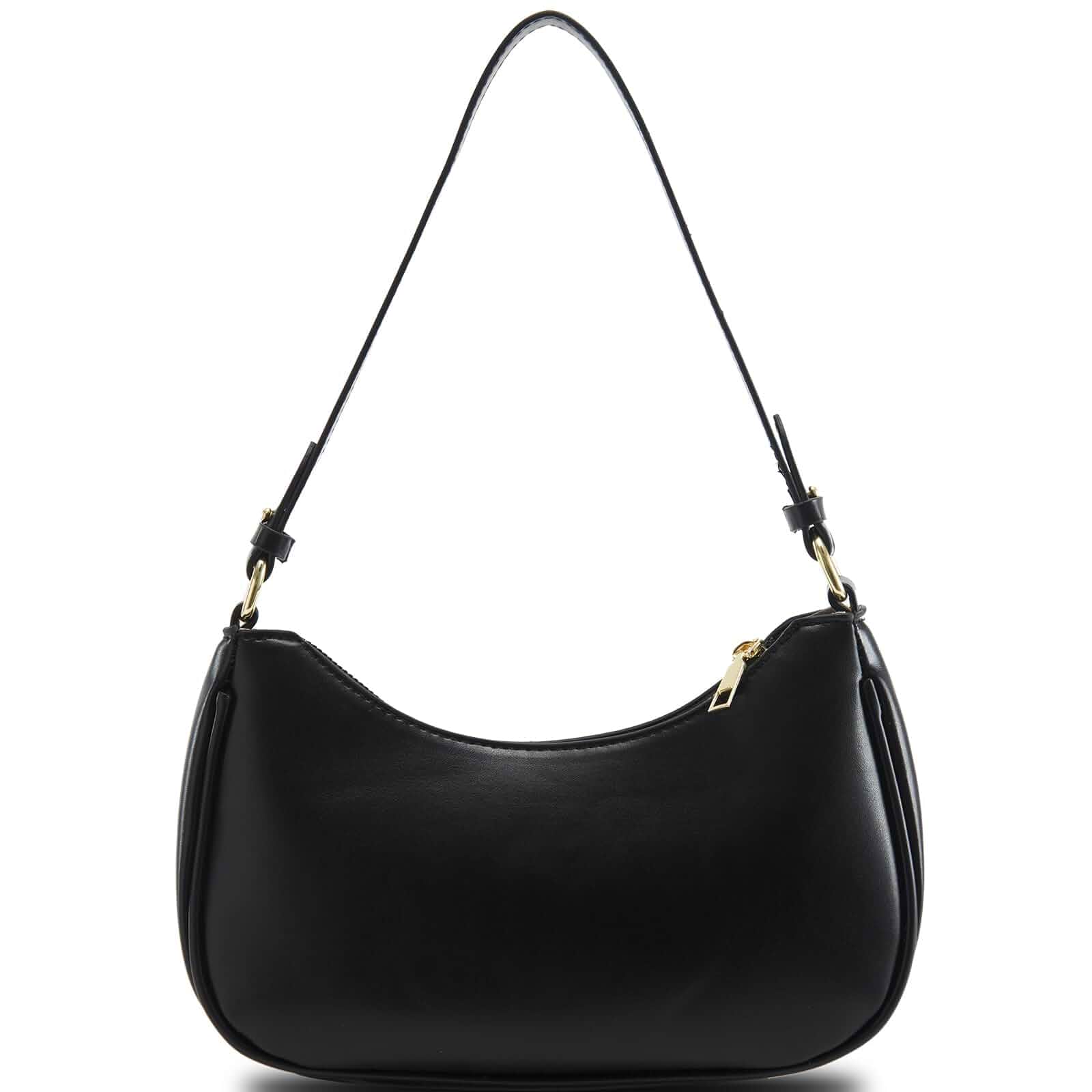 Shoulder Bag for Women Y2K Trendy Hobo Handbags Purse Vegan Leather Clutch Handbag with 2 Adjustable Removable Straps