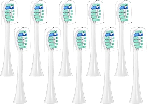 Paquete de 10 cabezales de repuesto para cepillos de dientes eléctricos compatibles con Philips Sonicare cabezal de cepillo de dientes para disponible en Yaxa Venezuela