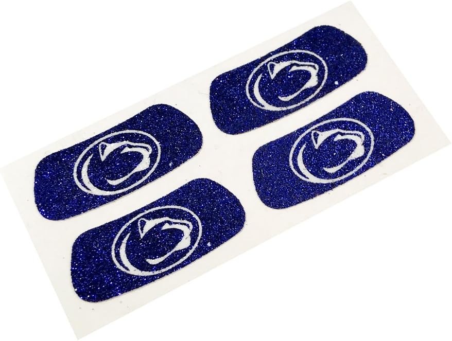EyeBlack University/State College Sports Under Eye Spirit Strips with Sparkling Glitter for Fanatic Fans, Talegate Parties, and Ball Games - 8 Strips (Georgia)