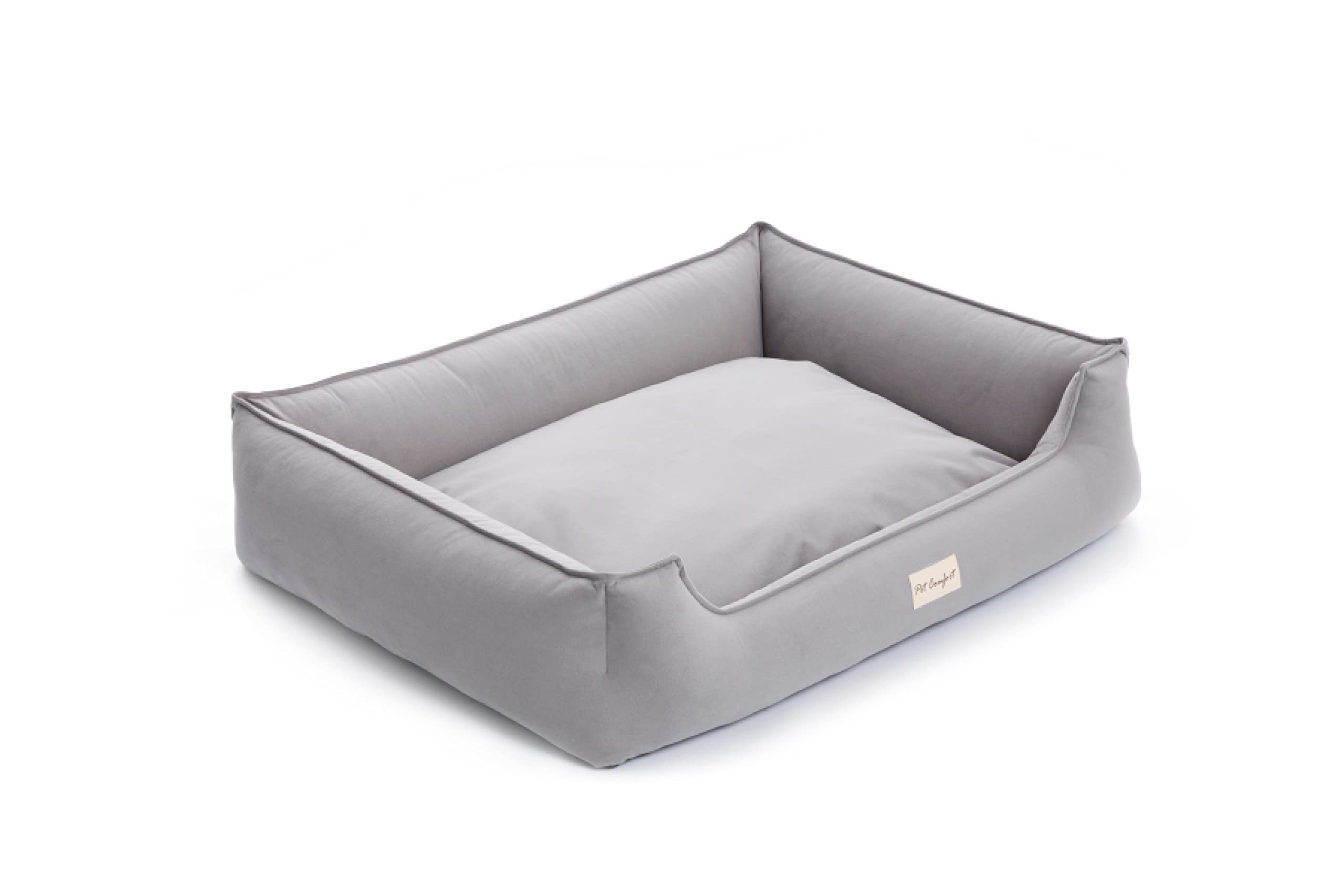 Pet Comfort Delta Leo Gri Köpek Yatağı L 80x105cm
