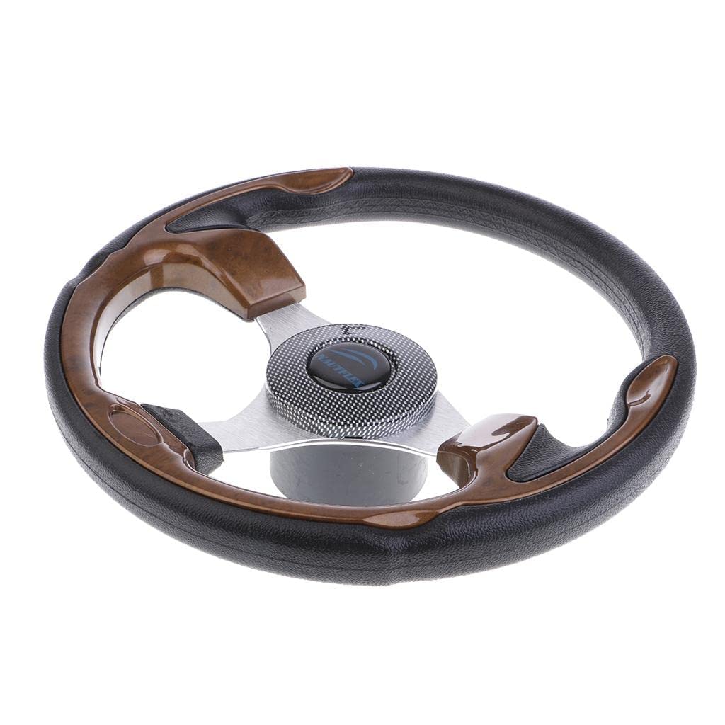 zalati Volante a 3 razze con impugnatura in schiuma per barca da 3/4" Marine - 32cm
