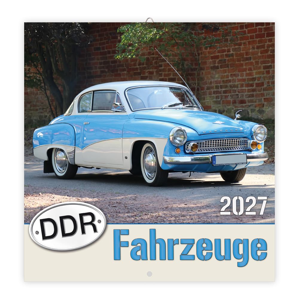 TRÖTSCH - Broschürenkalender DDR Fahrzeuge 2027: Wandplaner