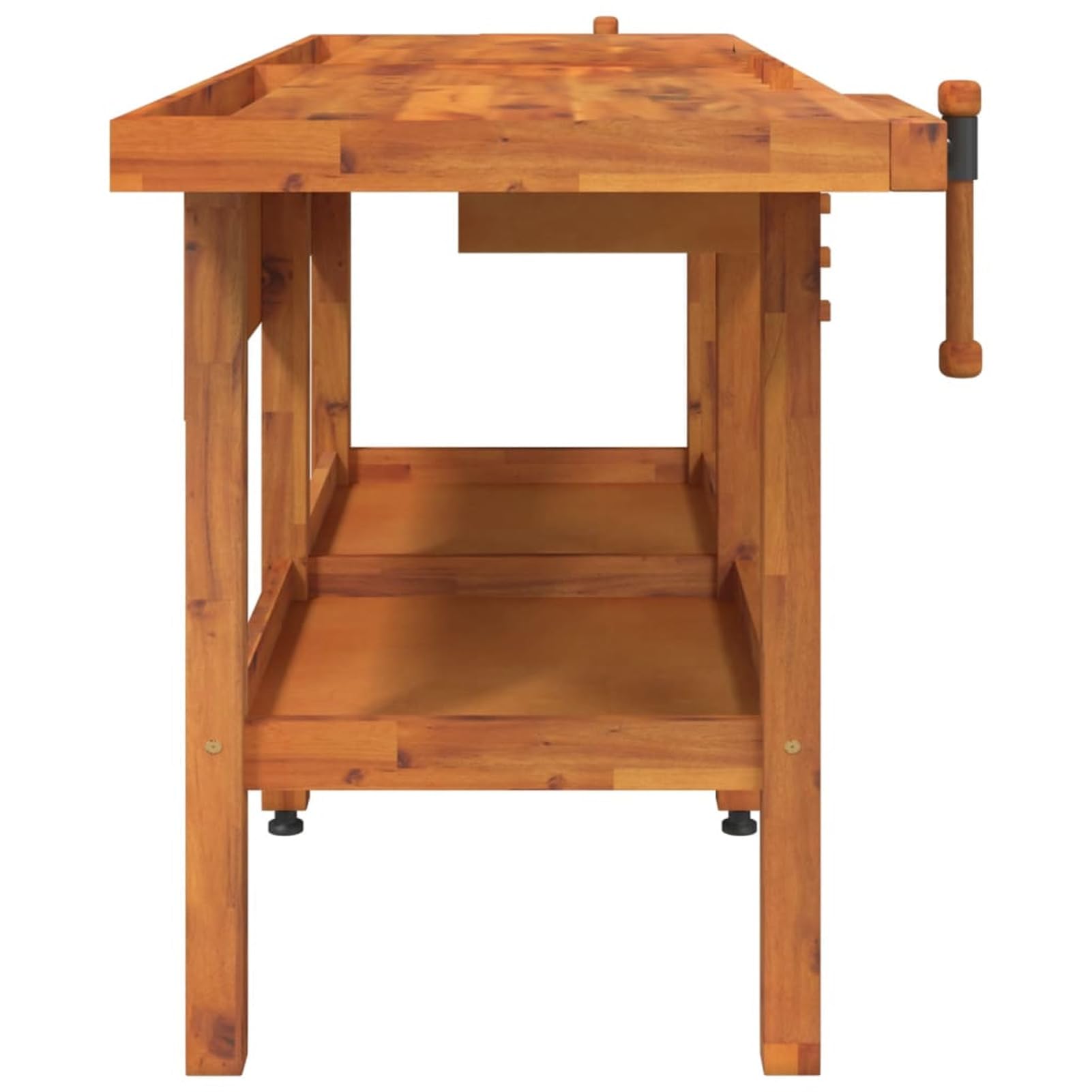 LAPOOH Banco de Trabajo cajones y Tornillos Banco, Banco De Trabajo, Mesa De Trabajo Taller, Banco Herramientas, Caballete Mesa, Bancada De Trabalho, Madera 192x62x83 cm