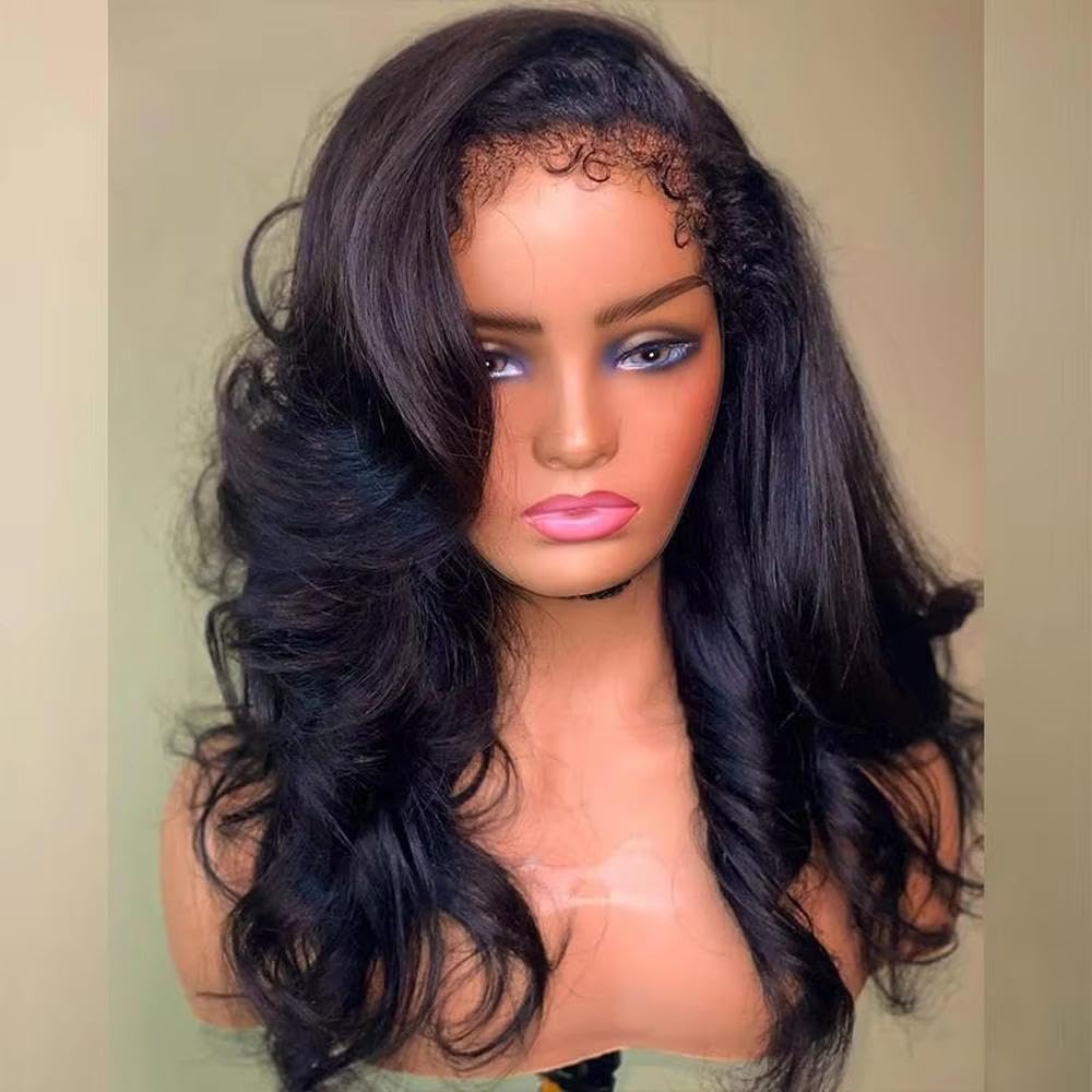 Haarpflege Körperwellen Echthaar Perücken Transparent Vorgezupft HD Spitzenfront Perücke Für Frauen