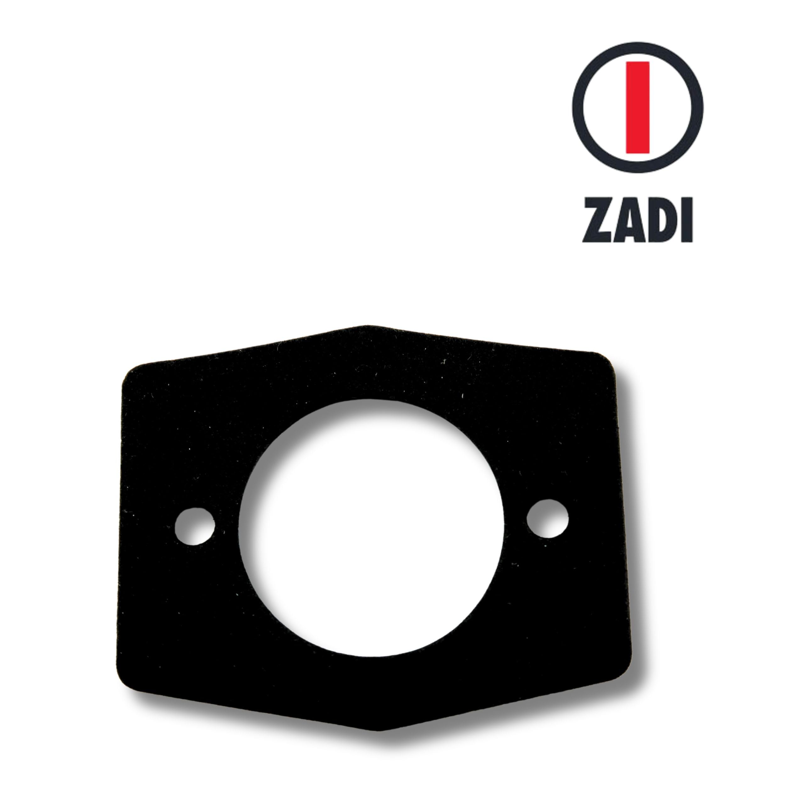 Serrure Zadi Push pour camping-car, caravane et hayon - 45 mm profondeur d'encastrement - Blanc avec cylindre et 2 clés