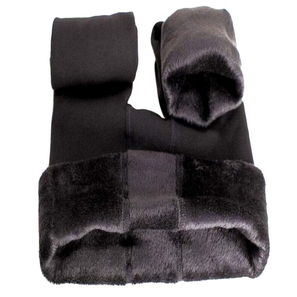 FV RELAY Women's Winter Warm Fleece Lined Velvet Elastic Leggings High Waisted