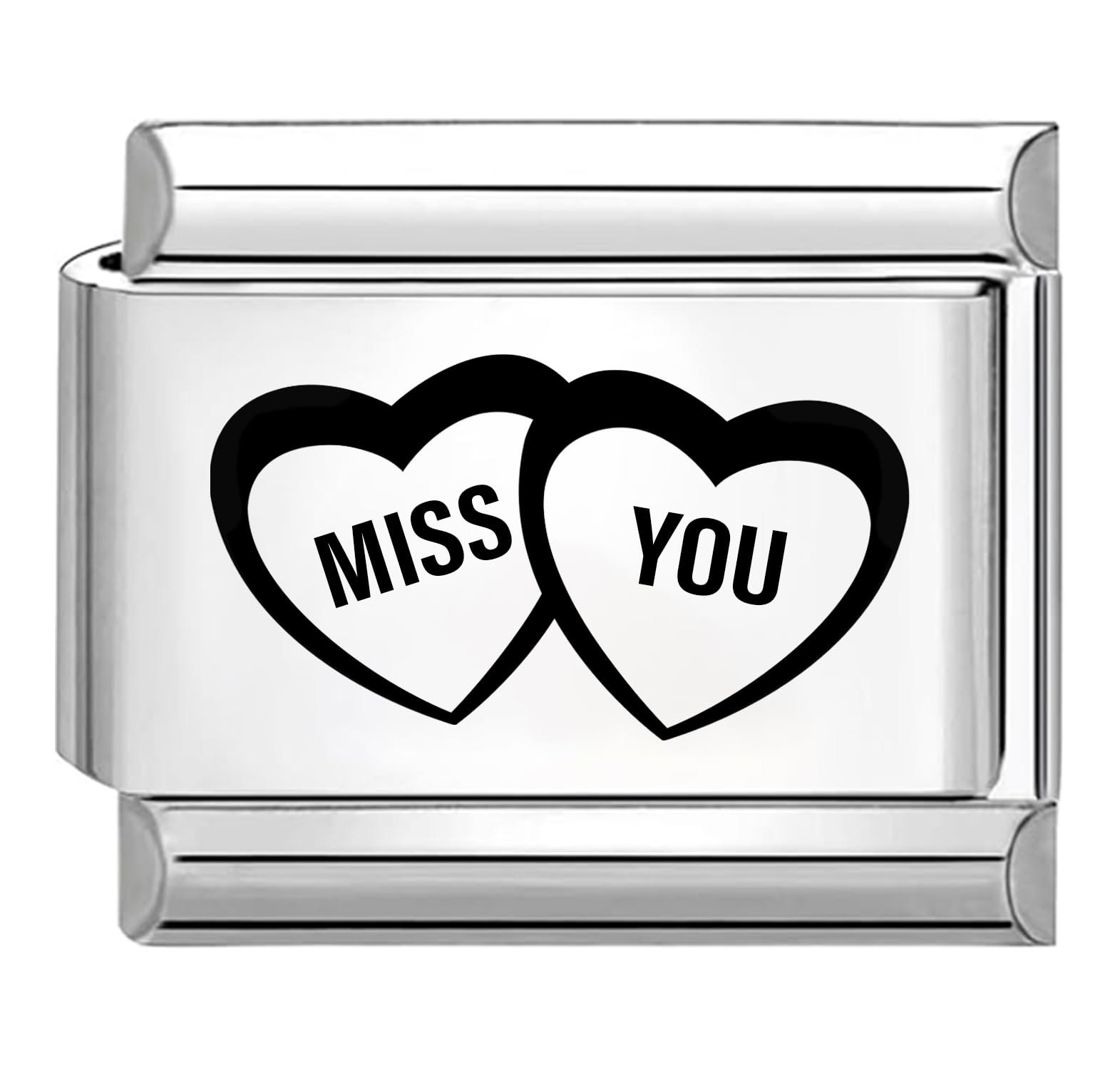 Quiges Mode Charms Bijoux italiens 9mm Miss You