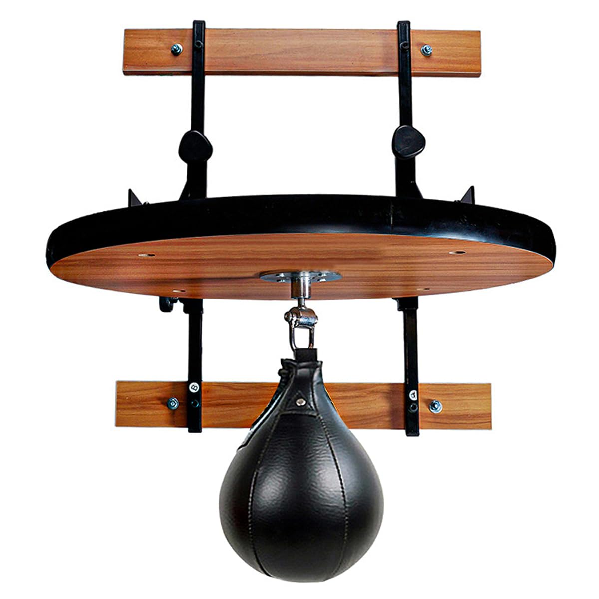 Gancho de techo giratorio multidireccional para perchas de boxeo y sacos de boxeo, accesorios de soporte de pared resistentes con tornillos de montaje (1 juego)