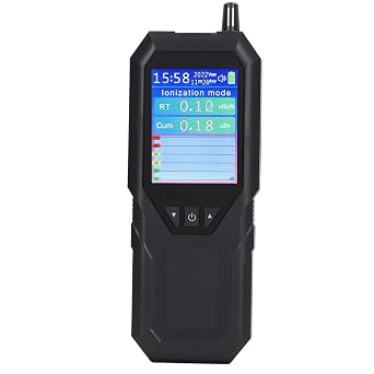 Hyuduo Radiation Survey Meter, Professional Radiation Detector with Visual Audible Alarm, Sensitive Counter Sensor, Large, Radiation Supplies
