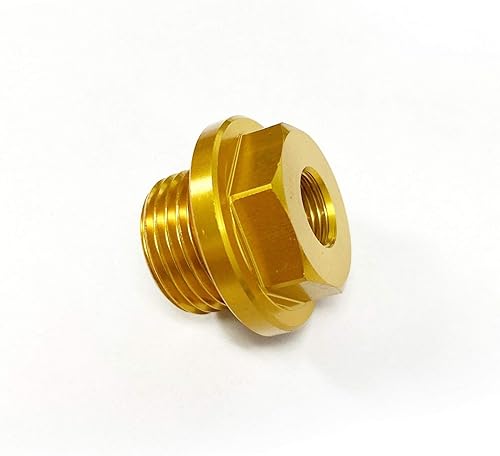 JM para 16400720 Adaptador de bloque de aceite M18 1/8PT Adaptador de sensor universal