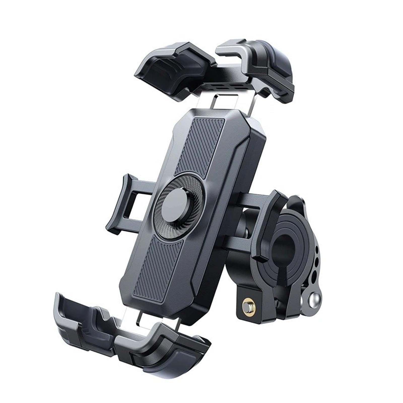 Support GPS Moto Support Téléphone pour Vélo 4,7 À Pouces Nouvelle Tige Direction en Métal Améliorée 1s Verrouillage Automatique Fixation Guidon Moto