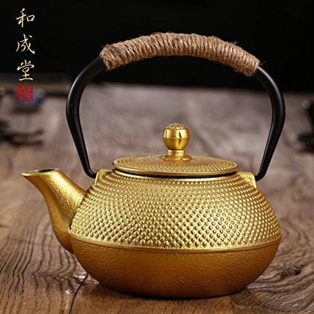 XUSHENHU Tea Pots Tea Sets Cast Iron Teapot Tea Pots Blue