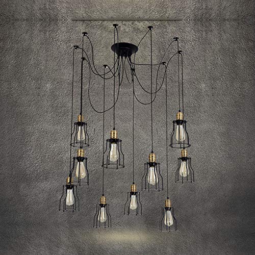 Lustre retro ajustable pour corriger un éclairage de plafond mal centré - 3