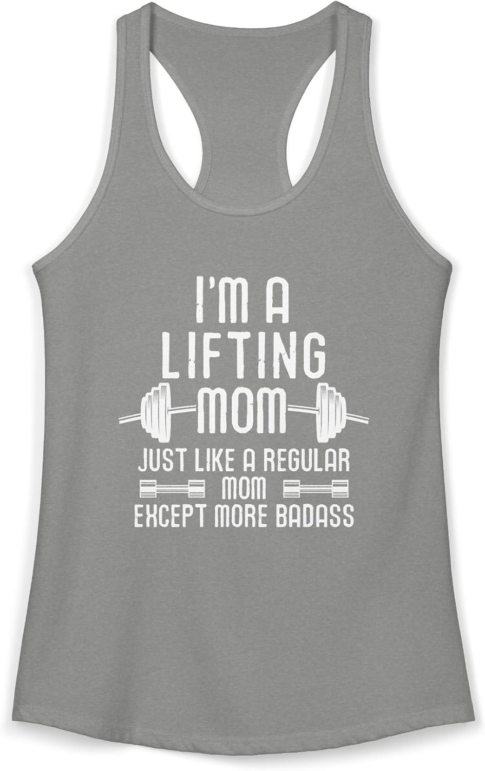 Gym Mom I'm a Lifting Mom Racerback Tank - Workout Gift for Women