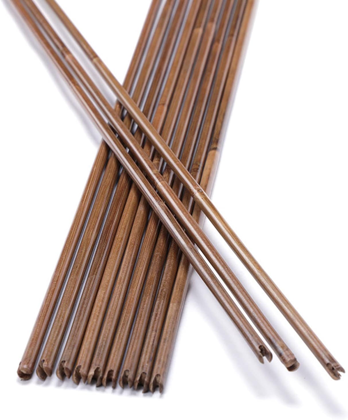 Archery Bamboo Arrow Shaft 33 Inch DIY Bamboo Arrows OD 7mm/8mm for Recurve Bow Longbow Hunting Target Practice (8mm/12pcs)