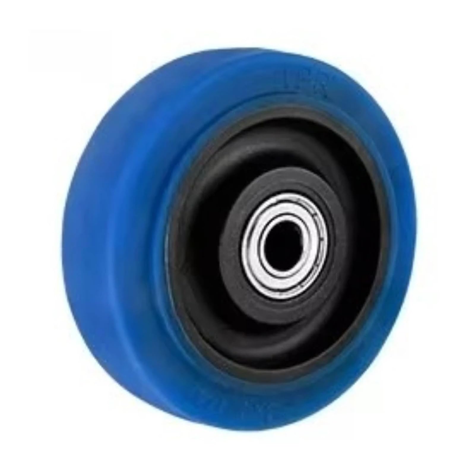 1/4 szt. Kółek 3"/4"/5" ze stali nierdzewnej 304, kolor średni niebieski | Gumowe, uniwersalne, ciche kółko z podwójnym wałkiem TPR(1,3 inch 4pc)