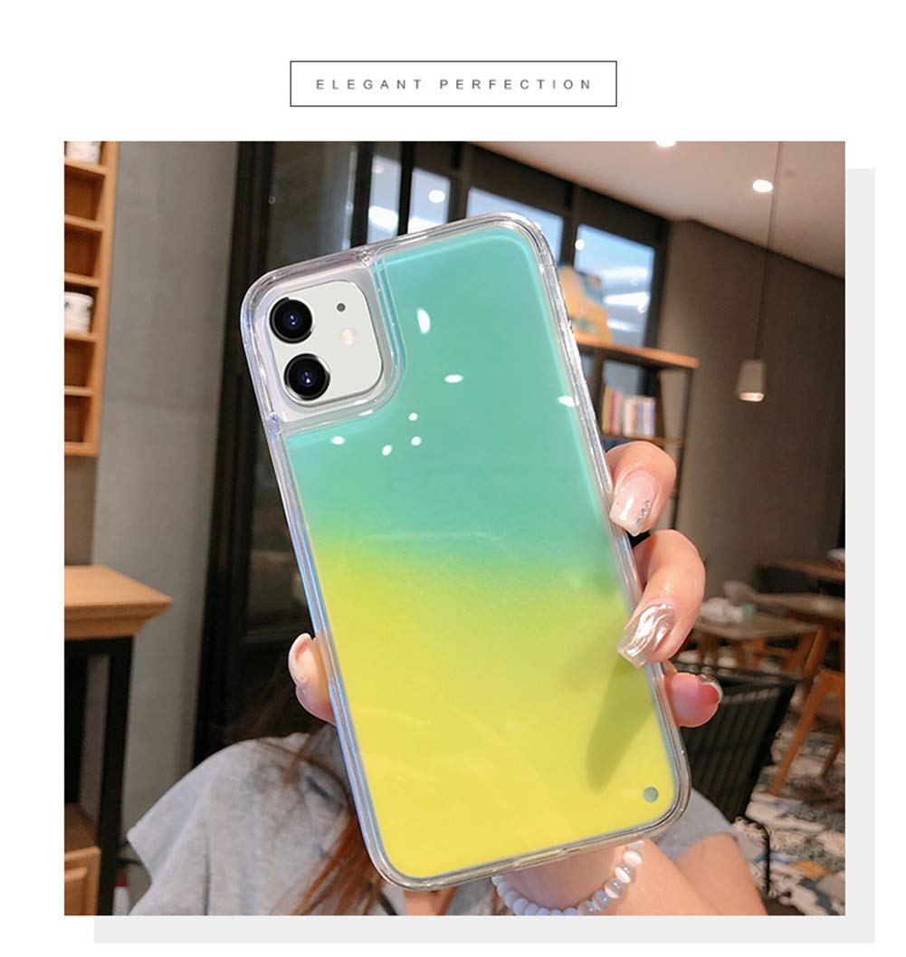 Amazon | SGVAHY ネオン サンド ケース iPhone 11 Proに適用 おしゃれ