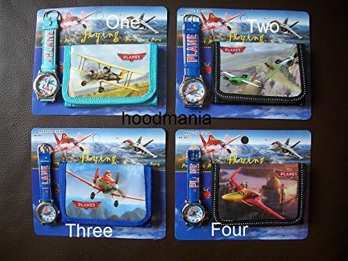 Planes Wrist Watch & Wallet Set. Choose from 4 stock levels permitting.