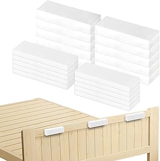 20 Pcs Headboard Stoppers for Wall, Headboard Pads, 10 Pcs (15mm) + 10 Pcs (5mm) Wall Protector, EVA Foam Anti Shake Furniture Pads, Headboard Bumpers, Felt Couch Stoppers