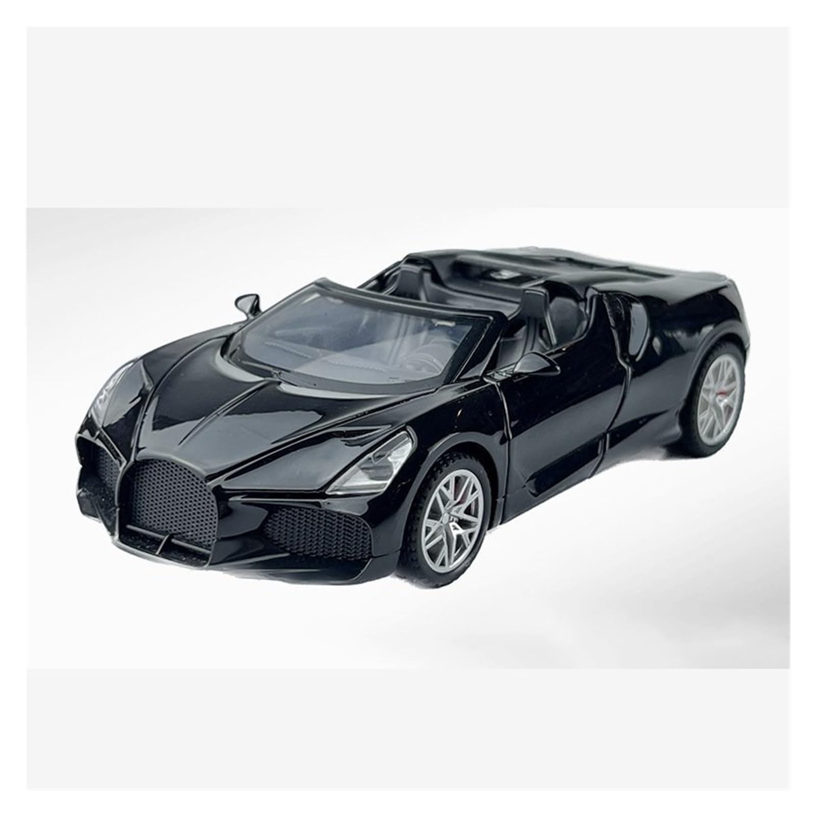 MOCALUX Scale Die-Cast Model Car 1:32 For Bugatti For Mistral Alloy Car Model Diecasts Metal Vehicles(Black)