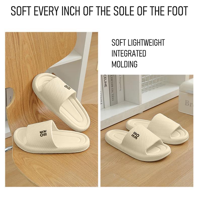 Bathroom Slippers for Men Women,Shower Shoes Thickened,Slippers Indoor Home Beach Non Slip Anti-Slip Quick Drying Pool Slides,White4