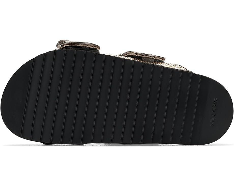 AllSaints Sian Raffia Sandals - Back View