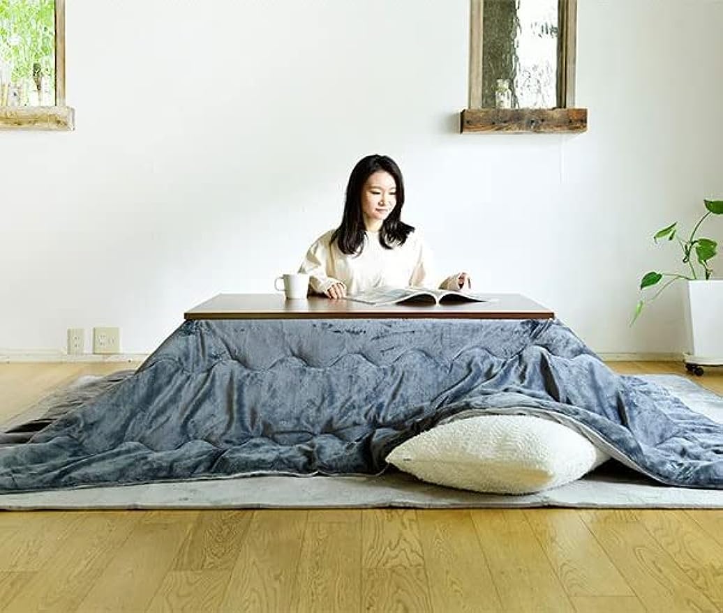 1人用こたつ 掛け布団セット天板リバーシブル Amazon.co.jp: こたつセット なめらか肌ざわりなフランネル こたつ布団
