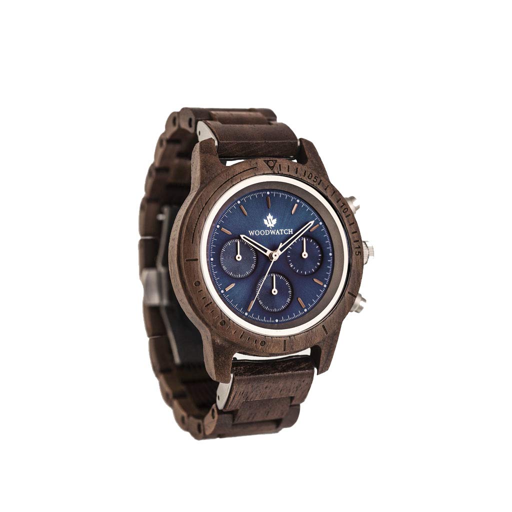 Wood Watch WoodWatch Sapphire Silver CHRONUS Gents (SKU No. WW-CS-SAE)