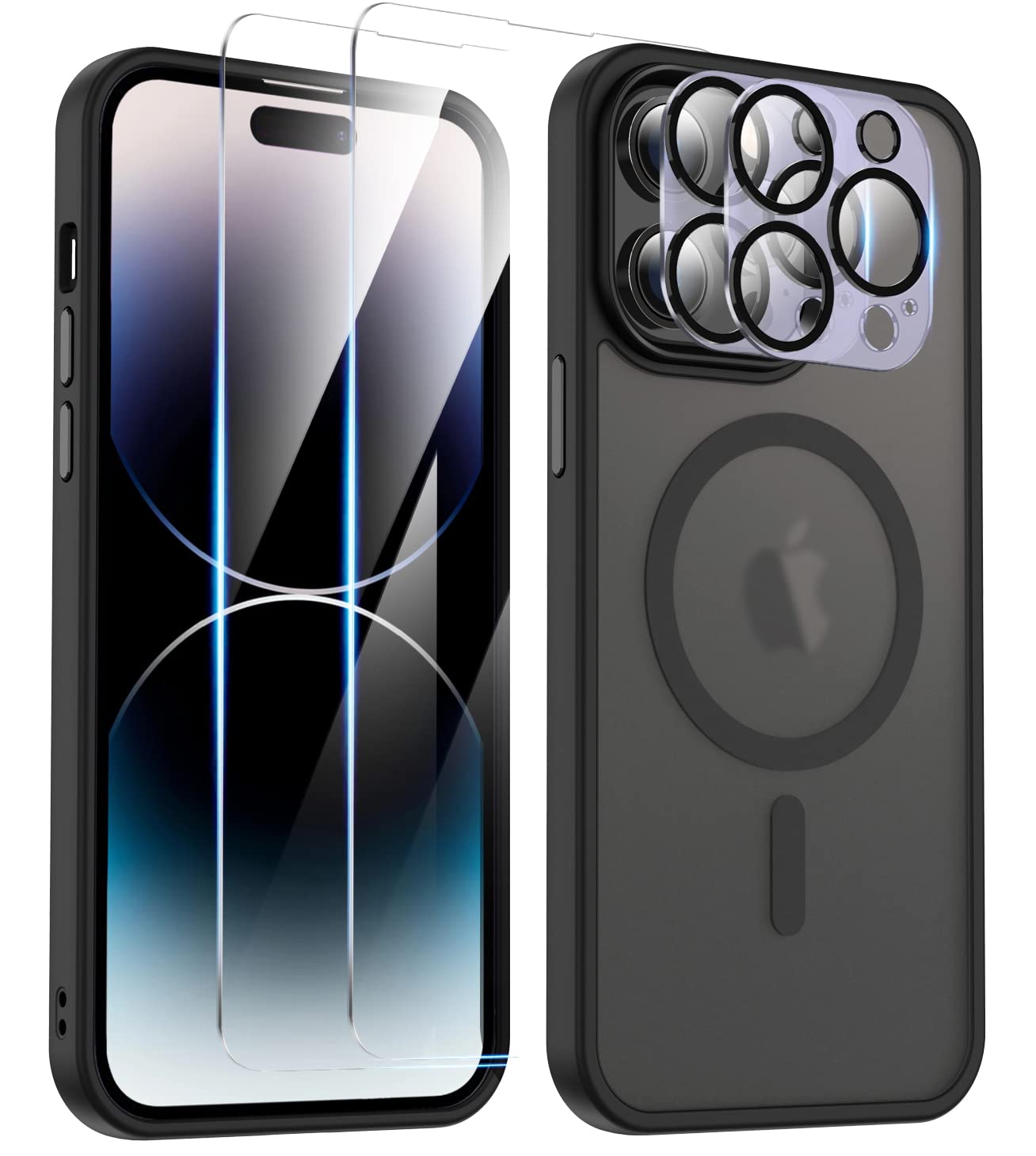 新品⭐️ iPhone 14 Pro ケース MagSafe対応　フィルム2枚 Amazon | SunStory [5イン1 iPhone 14 Pro Max用磁気ケース [MagSafe