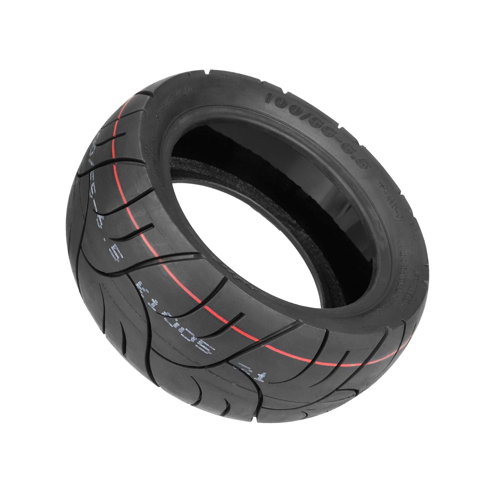 Pneu de route sans chambre à air auto-réparant de 11 pouces - Pneu tubeless 100/55-6.5 avec colle directe intégrée pour scooter Dualtron Ultra 2 Thunder II Kaabo Wolf Warrior