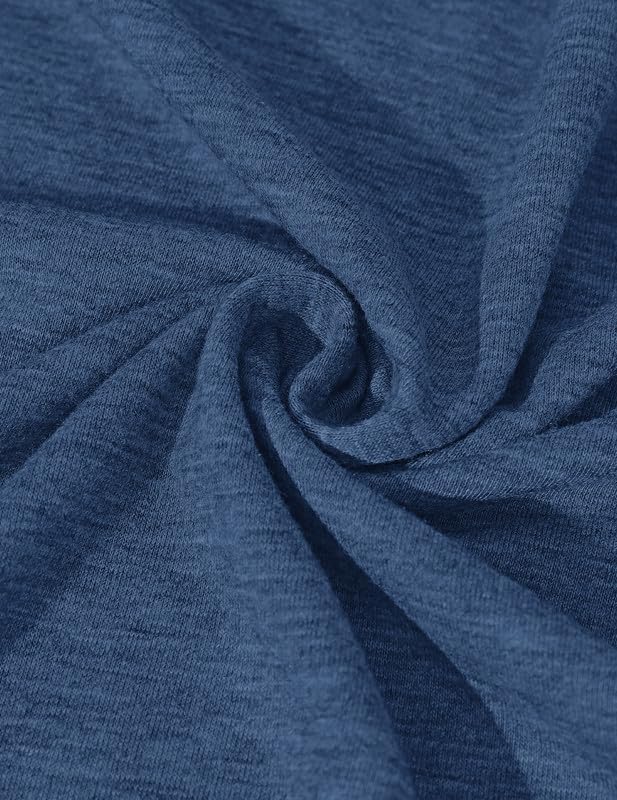 Men's Long Sleeve Shirts T Shirt Cotton Shirt Crewneck Shirts - Image 8