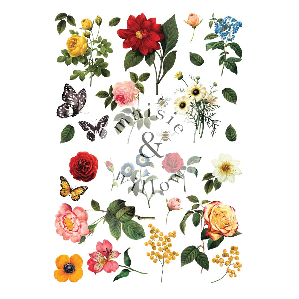 Transfert de meuble Steampunk II Maisie & Willow grand format pour customisation vintage